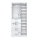 Ver imagem 3 de MÓDULO CLOSET M180.2021.B (SAPATEIRA E GAVETEIRO) MUNDI MOVEIS