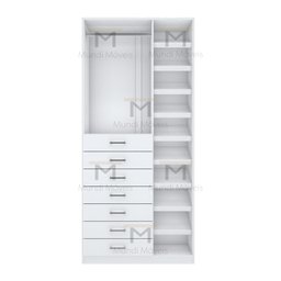 MÓDULO CLOSET M180.2021.B (SAPATEIRA E GAVETEIRO) MUNDI MOVEIS - 3
