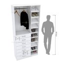 Ver imagem 4 de MÓDULO CLOSET M180.2021.B (SAPATEIRA E GAVETEIRO) MUNDI MOVEIS