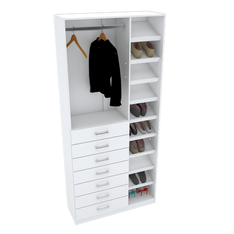 MÓDULO CLOSET M180.2021.B (SAPATEIRA E GAVETEIRO) MUNDI MOVEIS