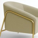 Ver mais imagens de Poltrona Sala Industrial Alta Dourado Kit 2 Stella Bouclê Pistache D03 - D’Rossi