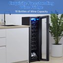 Ver imagem 2 de Takywep Adega de Vinhos 18 Garrafas Preto 52l com Controle Digital