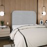 Cabeceira Estofada Queen Alana 160cm Boucle Cinza - 2