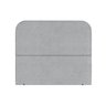 Cabeceira Estofada Queen Alana 160cm Boucle Cinza - 1