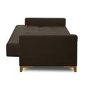 Ver imagem 6 de Sofá Cama 3 Lugares 2,00m Agnes Suede Marrom Adonai Estofados