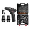 Parafusadeira Furadeira Profissional 12v com 2 Baterias Maleta e Acessórios Leve Compacta Potente - 1
