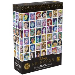 Quebra Cabeça Princesas Disney 1000 Peças Grow - 1