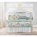 Ver imagem 2 de Kit Berço Enxoval de Bebê Dinossauros Verde