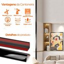 Ver imagem 5 de Cantoneira Metalizada Auto Colante PVC 15mm P Decoracao de Moveis e Paredes Preto 5m