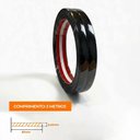 Ver imagem 2 de Cantoneira Metalizada Auto Colante PVC 15mm P Decoracao de Moveis e Paredes Preto 5m