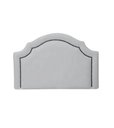 Ver imagem 2 de Cabeceira Luxo Cama Box Solteiro Cinza Corino com Tachas