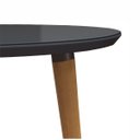 Ver imagem 3 de Mesa Sala de Jantar Veneza Redonda Tampo com Vidro 90x90cm