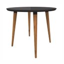 Ver imagem 2 de Mesa Sala de Jantar Veneza Redonda Tampo com Vidro 90x90cm