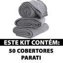 Ver imagem 2 de Cobertor Casal Parati 50 pçs 160x190cm Corta Febre Popular Doação - BF Colchões