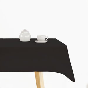 Toalha Mesa Retangular Oxford 6 Lugares 200x135 Admirare - Preta