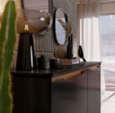 Ver imagem 4 de Aparador Buffet Sala Flow 4 Portas com Pés de Madeira - Rede Móveis