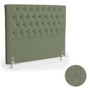 Ver imagem 6 de Cabeceira Casal Cama Box 140cm Cristal C16 Bouclê Verde Oliva - Mpozenato