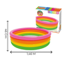 Piscina Infantil Inflável Colorida Pôr do Sol 780 Litros Intex com Inflador de Pé Médio - 4