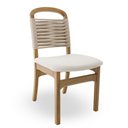 Ver imagem 2 de Kit com 2 Cadeiras de Jantar Encanto - 3370 Mmj-nc Nc-amendoa Nc-189a Chic