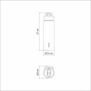 Ver imagem 3 de Garrafa Térmica com Canudo 650ml Preta Tramontina Squeeze Aço Parede Dupla Gelado