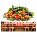 Ver imagem 2 de Papel de Parede Frutas Vegetais Sacolão 3d Al228