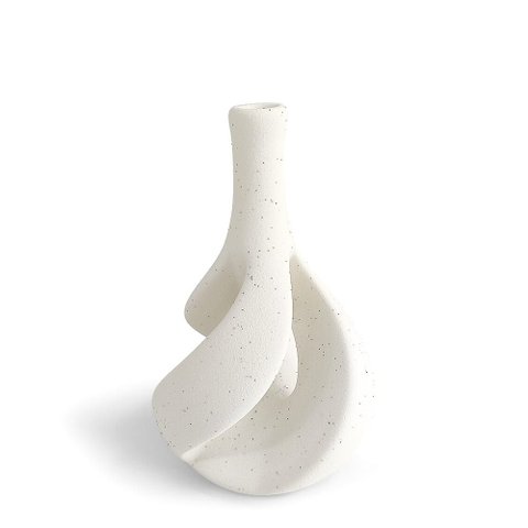 Vaso Espiral Vazado Decorativo 20x11cm