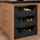 Ver imagem 3 de Fruteira Deslizante Elite 57x37x13cm Preto Fosco Aço Carbono Schmitt Cozinha Frutas Gaveta