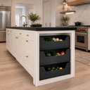 Ver imagem 4 de Fruteira Deslizante Elite 57x37x13cm Preto Fosco Aço Carbono Schmitt Cozinha Frutas Gaveta