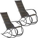 Ver imagem 1 de Cadeiras Balanço Fibra Sintética Varanda Piscina Área Trama Original