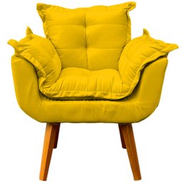 Kit Namoradeira Decorativa + 2 Poltronas Reforçadas Para Amamentação Suede - 5