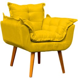 Kit Namoradeira Decorativa + 2 Poltronas Reforçadas Para Amamentação Suede - 4