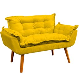 Kit Namoradeira Decorativa + 2 Poltronas Reforçadas Para Amamentação Suede - 2