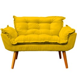 Kit Namoradeira Decorativa + 2 Poltronas Reforçadas Para Amamentação Suede - 3
