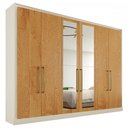 Ver imagem 2 de Guarda Roupa Argos 6 Portas Espelhado Mdf - Mademarcs