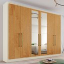 Ver imagem 1 de Guarda Roupa Argos 6 Portas Espelhado Mdf - Mademarcs