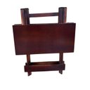 Ver imagem 5 de Mesa Dobrável 70x70cm em MDF Ultra Plus Imbuia Marrom