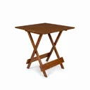 Ver imagem 2 de Mesa Dobrável 70x70cm em MDF Ultra Plus Imbuia Marrom