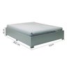 Cama Box Base Queen para Colchão de 1,58m Desmontável Aruba Branco Dobuê - 3