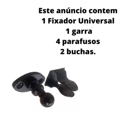 Prendedor Fixador, Tipo Trava Porta Esférico Universal Resistente, Preto - 2