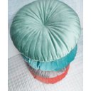 Ver imagem 3 de Almofada Redonda Veludo Rendy Verde Menta