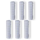 Ver imagem 1 de Kit 06 Luminárias de Emergência Led Intelbrás Autônoma Lea 31 com 30 Leds Branco Bivolt