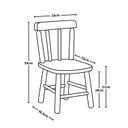 Ver imagem 3 de Conjunto de Mesa Infantil 60x60 com 4 Cadeiras Colorido I - Jm Móveis