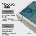 Ver imagem 4 de Quadro Decorativo Flor Dourada