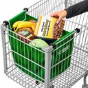 Ver imagem 1 de Kit 2 Sacola de Compras Carrinho Supermercado Reutilizaveis