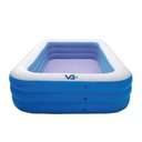 Ver imagem 3 de Piscina Inflável 1.500 Litros Retangular Pvc 305 X 183 Cm Vg+