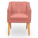 Ver imagem 1 de Poltrona Cadeira para Sala Confortável e Moderna Mila Suede