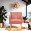Ver imagem 2 de Poltrona Cadeira para Sala Confortável e Moderna Mila Suede