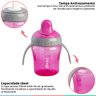 Copo Infantil Antivazamento Com Alça Para Bebê Com Bico Rígido Clingo - Rosa - 3