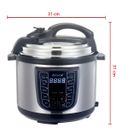 Ver imagem 2 de Panela Elétrica Pressão 5 Litros Digital 220v Multifuncional 900w Timer Feijão Sopa Amvox Aps050