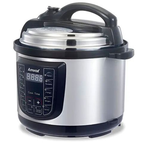 Panela Elétrica Pressão 5 Litros Digital 220v Multifuncional 900w Timer Feijão Sopa Amvox Aps050
